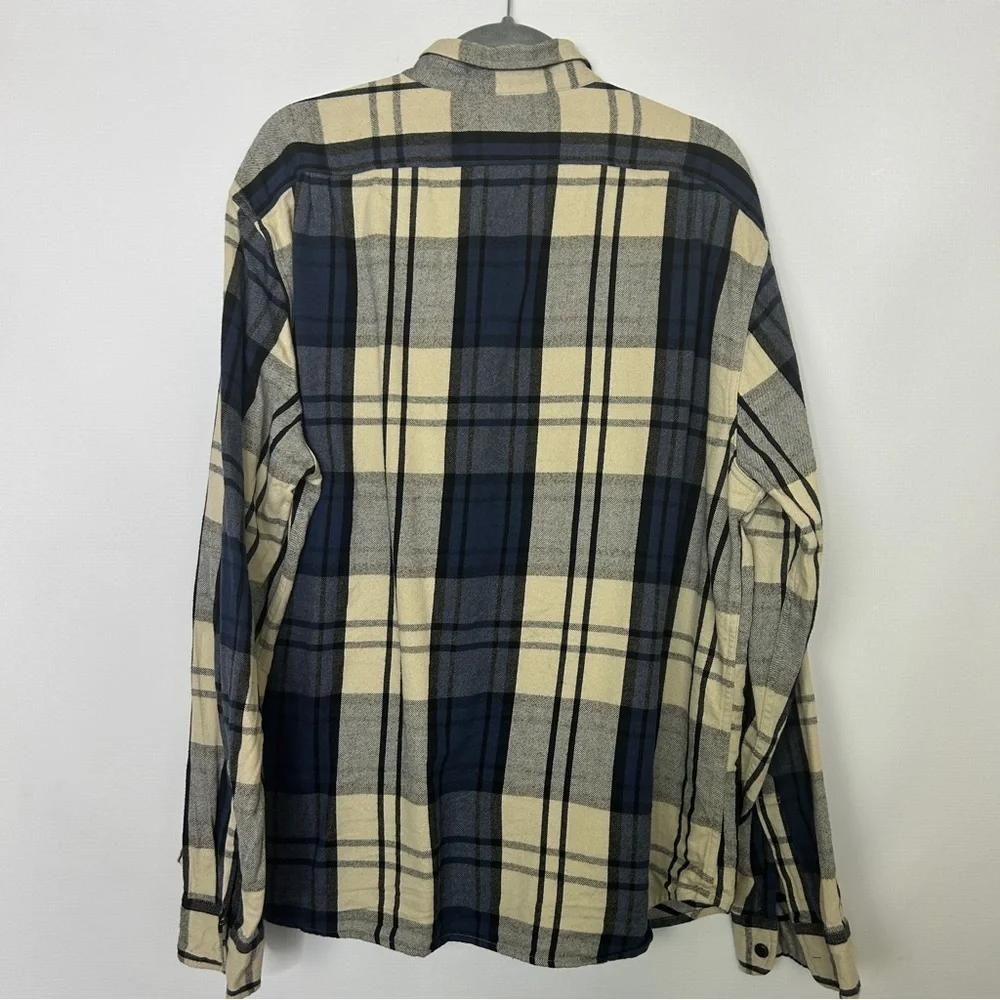 J.Crew Mid-Weight Flannel Double Brushed Shirt Slim Fit Men's Size XXL